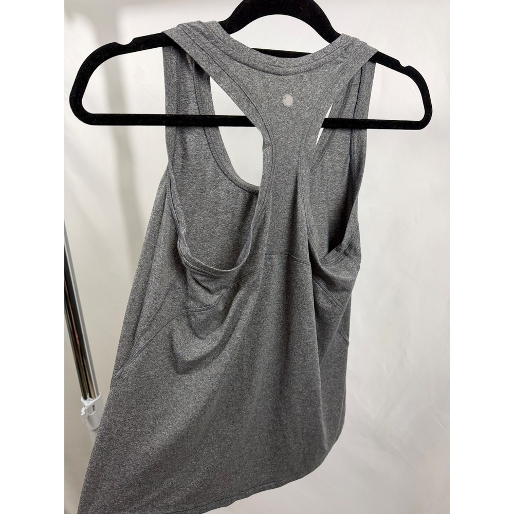 Yogalicious Womens Heather Gray Racerback Activewear Tank Top Size S - Picture 2 of 9